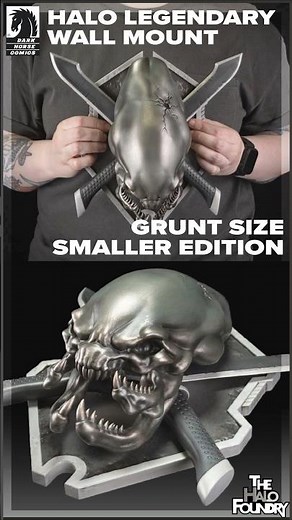 Grunt sized Halo Legendary wall mount #halo #darkhorse