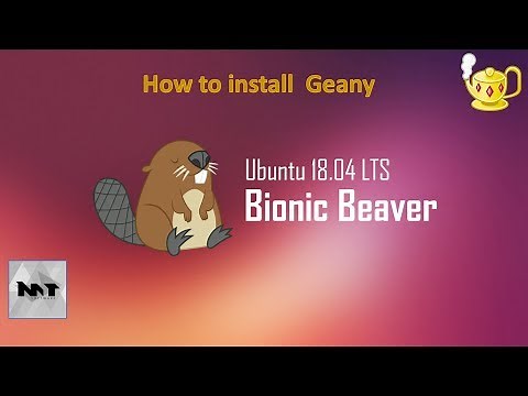 How to install Geany on Ubuntu 18.04