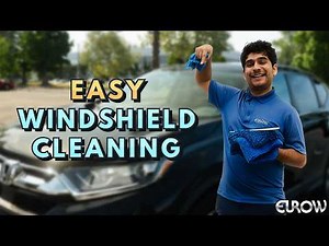 How to Clean Your Windshield Like a Pro|🫧Easy Car Glass Cleaning in Minutes with 4 Simple Tools 🚗✨