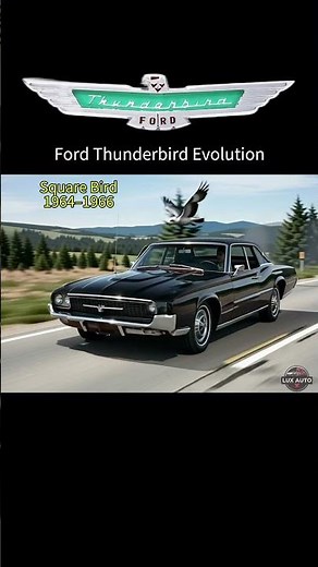 Ford Thunderbird Full Evolution Explained #luxautox #carevolution