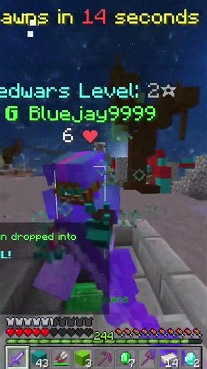 Crazy 2v1's #minecraft #hypixel #bedwars
