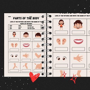 Body Parts Activity Printable: Anatomy Learning for Kids (PDF Download) - Etsy Canada