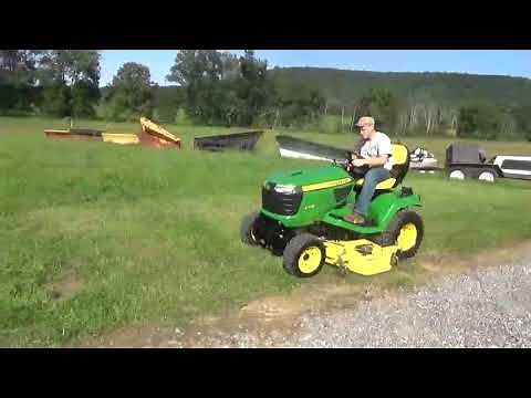 2015 John Deere X758 Lawn And Garden Tractor 4X4 Yanmar Diesel 60" Mower Deck For Sale