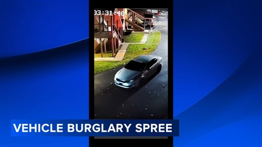 Police release footage of car, suspects linked to car burglaries in Delaware County