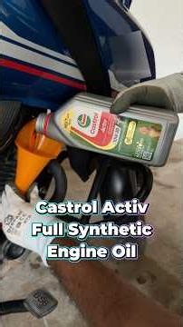 Your Bike Needs This Engine Oil Upgrade For Smooth Ride | Castrol Activ Fully Synthetic Engine Oil
