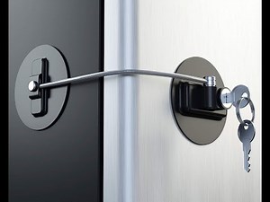 MUIN Keyed Mini Fridge Lock Review - Pros & Cons - refrigerator lock