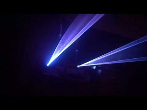 Laser ALIEN RGB - test sterowania DMX - Freestyler
