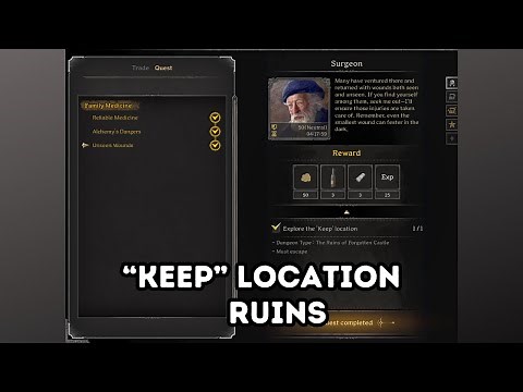 Dark and Darker: "KEEP LOCATION -Unseen Wounds Quest Guide