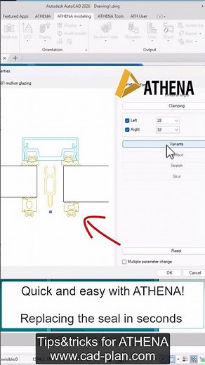AutoCAD ATHENA - Using libraries #construction #autocad #drawing #tutorial #athena #2d #3d