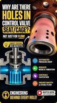 Control valve's secret design! #industrialautomation #instrumentation #controlsystem #processcontrol