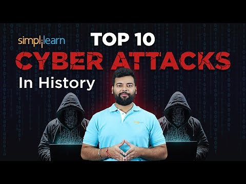 Top 10 Cyber Attacks In History | Top 10 Cyber Attacks Of All Time | CyberSecurity | Simplilearn