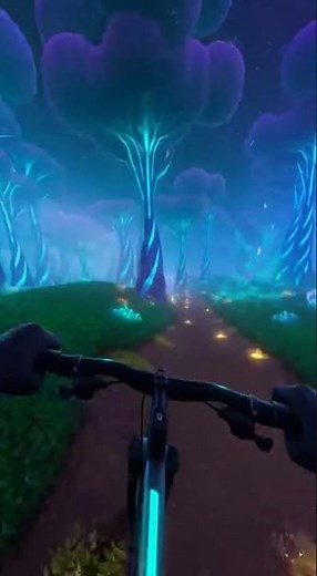 MUST SEE! 🪐 Cycling on an ALIEN Planet / 必見！🪐 エイリアン惑星をサイクリング #shorts