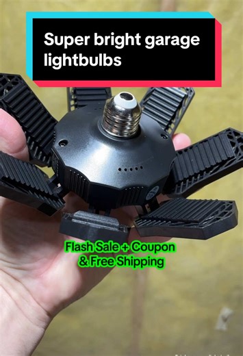 LED Garage Lighting: 160W Deformable Bright Ceiling Bulb
