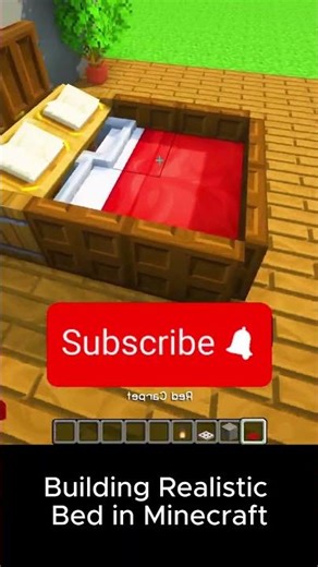 How to build a bed in Minecraft? #minecraft #basebuilding