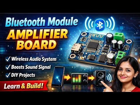 Bluetooth Module Amplifier Board 🔊 | Wireless Audio System Explained + DIY