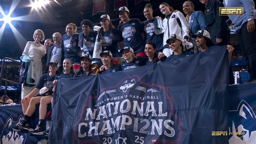 UCONN crowned NCAA champions