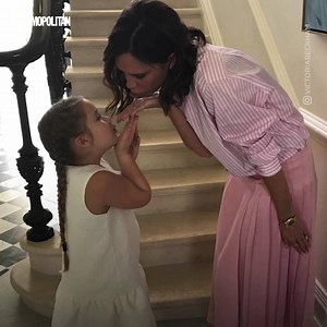 Victoria Beckham isn't a regular mom — she's a cool mom ✨✨ More about the Beckham fam: http://bit.ly/2pSject | Cosmopolitan