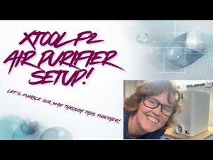 Xtool Desktop Air Purifier Setup! Let's learn together! #xtool #diycrafts #lasercuttingmachine