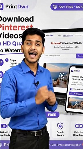 Download Pinterest Videos in HD – Free, Fast & No Watermark | PrintDwn