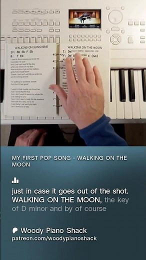 MY FIRST POP SONG - WALKING ON THE MOON