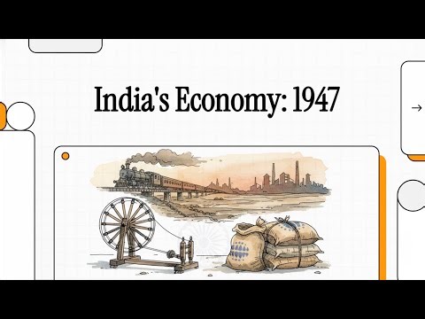 Indian Economy on the Eve of Independence | Indian Economic Development Class 12 CBSE