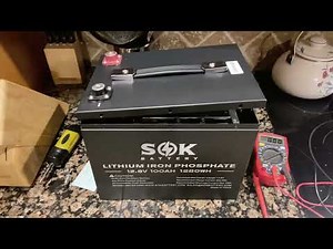 How to revive an SOK Bluetooth Lithium Battery and bypass BMS