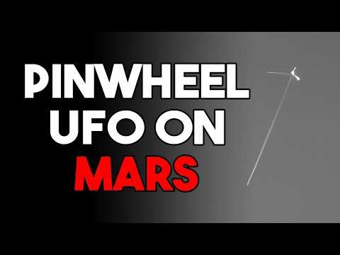 Pinwheel UFO on Mars