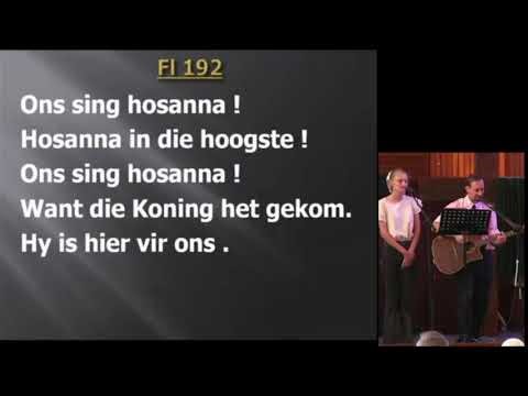 F192 Die Koning is Hier (Ons sing Hosanna) (live met woorde)