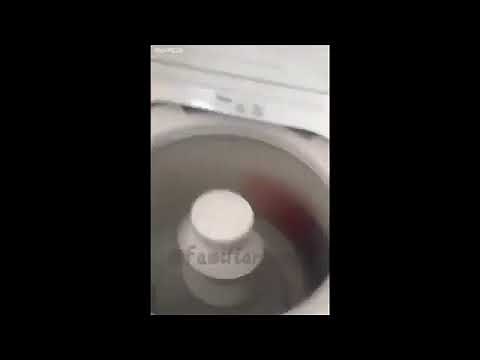 mario goes in a washing machine