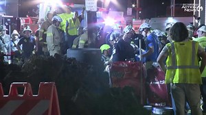 Pennsylvania trench collapse: Raw video from the rescue scene in Charleroi