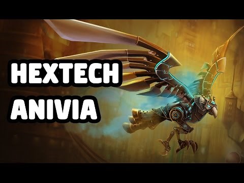 HEXTECH ANIVIA SKIN SPOTLIGHT - LEAGUE OF LEGENDS