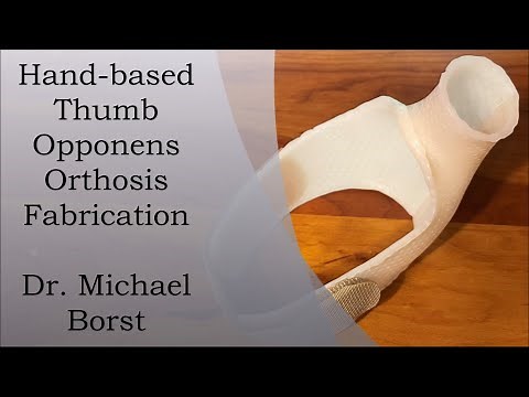 Hand Based Thumb Opponens Orthosis Demonstration