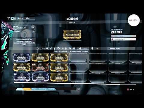 Warframe - Guide on Upgrading Mods
