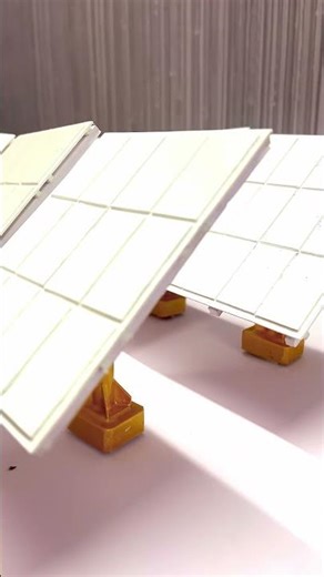 Solar Panel Scale Model ☀️ | Renewable Energy School Project | Komodo Craft #shorts