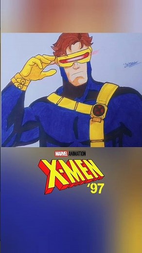 Cyclops From X-men 97 Drawing #art #xmen #shorts