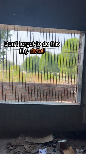 Window frame granite fixing detail. A must follow tip for not letting the water inside from window.