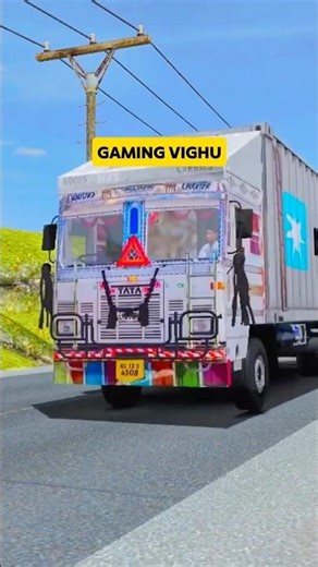 Tata container lorry flying in sky🤯🛣