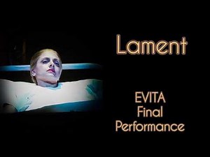 1981 Evita Patti LuPone Final Performance Lament