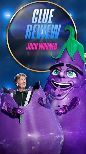 Eggplant Clue Review / The Masked Singer USA Season 14 #cluereview #eggplantmask #jackwagner