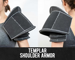 Templar Shoulder Armor Pattern - Digital Download | PDF - Etsy
