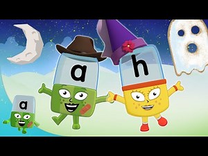 ‪@officialalphablocks‬ - Time to get Spooky! 👻 | Learn to Read | ‪@Blocks-Universe‬