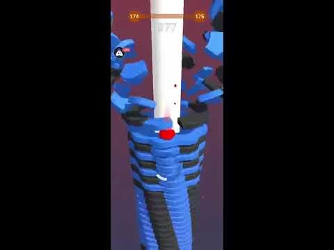 Stack Ball 3D Run | One Tap Smash Challenge 🔥 | Ultimate High Score Gameplay #shorts