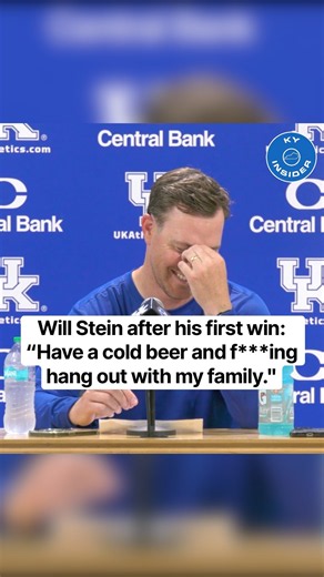 Will Stein on what he is going to do after his first win at Kentucky #bbn #kentucky #collegefootball