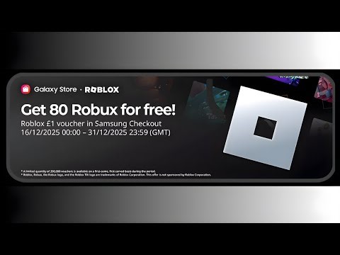 Free 80 Robux by Samsung