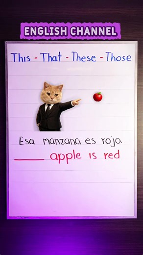 English: 'This', 'That', 'These', 'Those' Explained