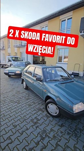 NA ZŁOMBOL I RAJD KOGUTA IDEALNE! SKODA FAVORIT X2 #motoryzacja #szafran #skoda #fiat126p #prl #ddr