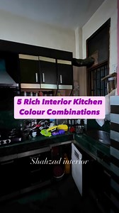 Here are 5 rich interior kitchen color combinations that can add a touch of luxury to your cooking space:1. Warm and Inviting: Navy Blue, Gold, and CreamCombine navy blue cabinets with gold hardware and cream-colored countertops for a sophisticated look.This palette creates a warm and inviting atmosphere, perfect for a traditional or coastal-style kitchen.2. Dramatic and Modern: Charcoal Grey, White, and WalnutPair charcoal grey cabinets with white quartz countertops and walnut wood accents for 