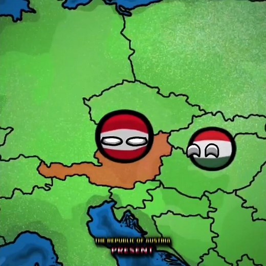 Austria's History 🇦🇹👑 | REMASTERED | #countryballs #austria #history #geography