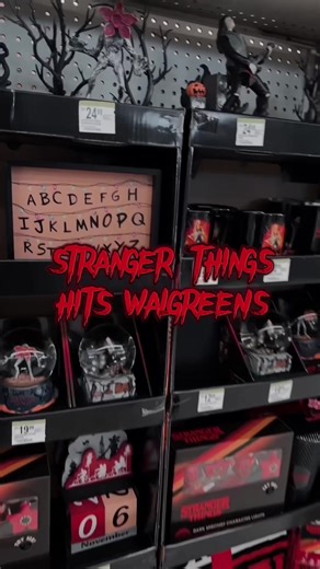Here’s a mini Stranger Things collection I spotted at Walgreens 🔥 Like what you see? . . . . #strangerthings #theupsidedown #walgreens #halloween #eddiemunson