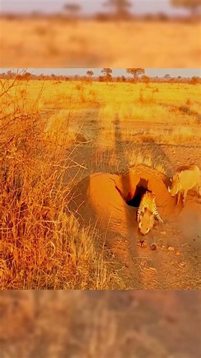 Dramatic Wildlife Moment Leopard Attacks Warthog At Its Burrow